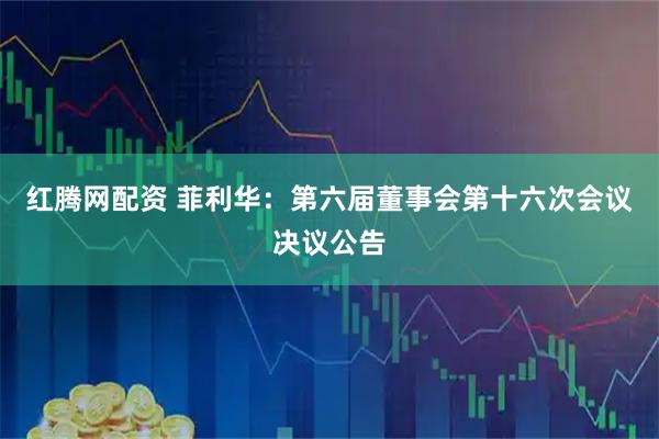 红腾网配资 菲利华：第六届董事会第十六次会议决议公告