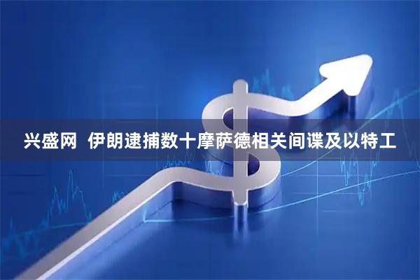 兴盛网  伊朗逮捕数十摩萨德相关间谍及以特工