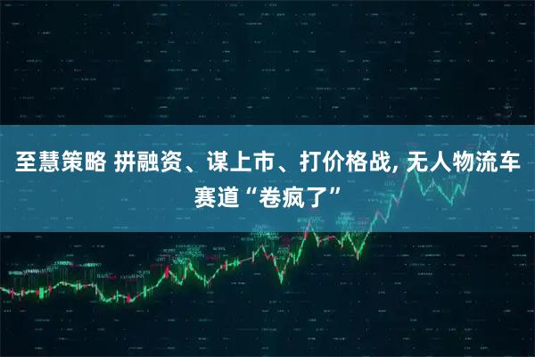 至慧策略 拼融资、谋上市、打价格战, 无人物流车赛道“卷疯了”